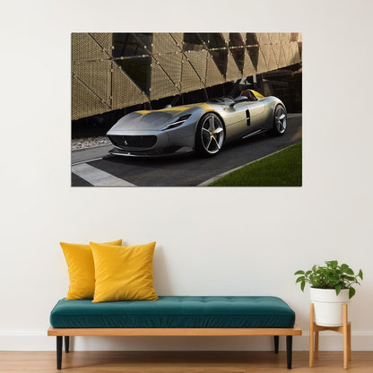 Ferrari Monza Sp1 Racing Car Sports Car Poster Wall Art Print Home Wall Decor - xonomax
