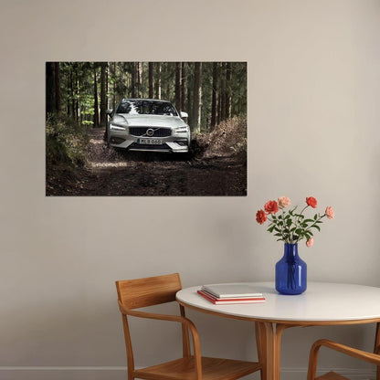 Volvo V60 T5 Cross Country Sports Car Luxury Poster Wall Art Print Home Wall Decor - xonomax