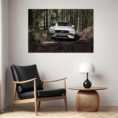 Volvo V60 T5 Cross Country Sports Car Luxury Poster Wall Art Print Home Wall Decor - xonomax
