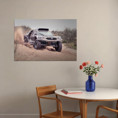 Ssangyong Rexton Dkr Off Road Luxury Car Poster Wall Art Print Home Wall Decor - xonomax