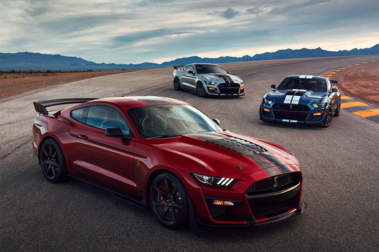 Ford Mustang Shelby Gt500 Sports Car Luxury Car Poster Wall Art Print Home Wall Decor - xonomax