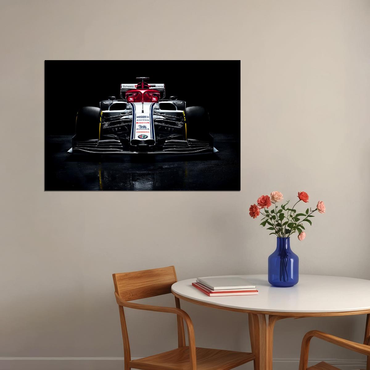 Alfa Romeo C38 Formula 1 Racing Car Auto Poster Wall Art Print Home Wall Decor - xonomax