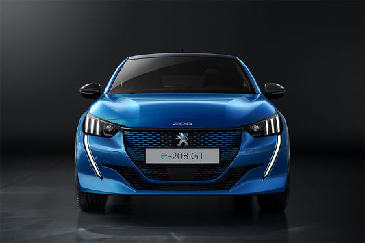 Peugeot E 208 Gt Sports Car Luxury Car Auto Poster Wall Art Print Home Wall Decor - xonomax