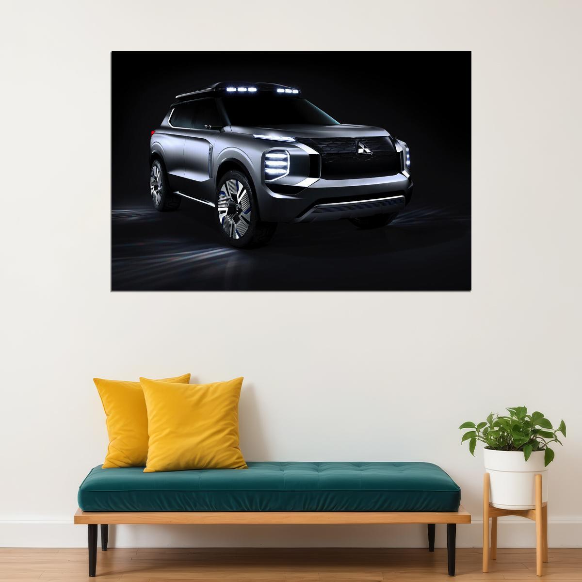 Mitsubishi Engelberg Tourer Sports Car Auto Poster Wall Art Print Home Wall Decor - xonomax