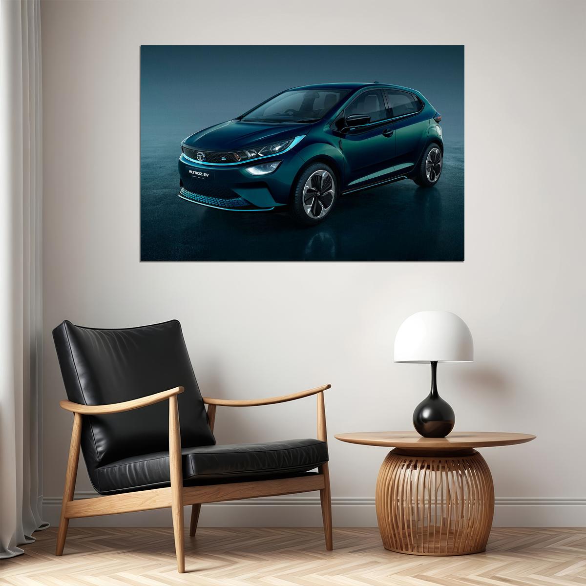 Tata Altroz Ev Geneva Edition Sports Car Poster Wall Art Print Home Wall Decor - xonomax