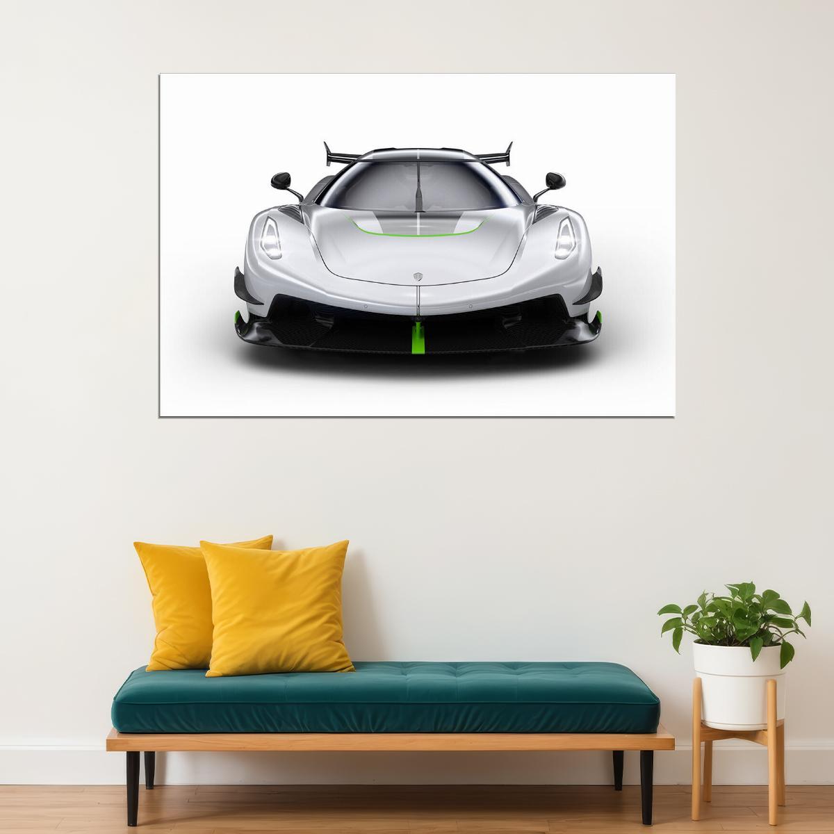 Koenigsegg Jesko Sports Car Luxury Car Poster Wall Art Print Home Wall Decor - xonomax