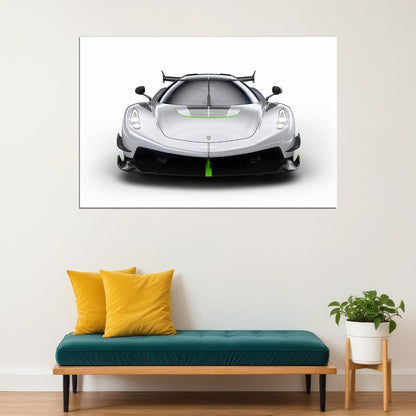 Koenigsegg Jesko Sports Car Luxury Car Poster Wall Art Print Home Wall Decor - xonomax