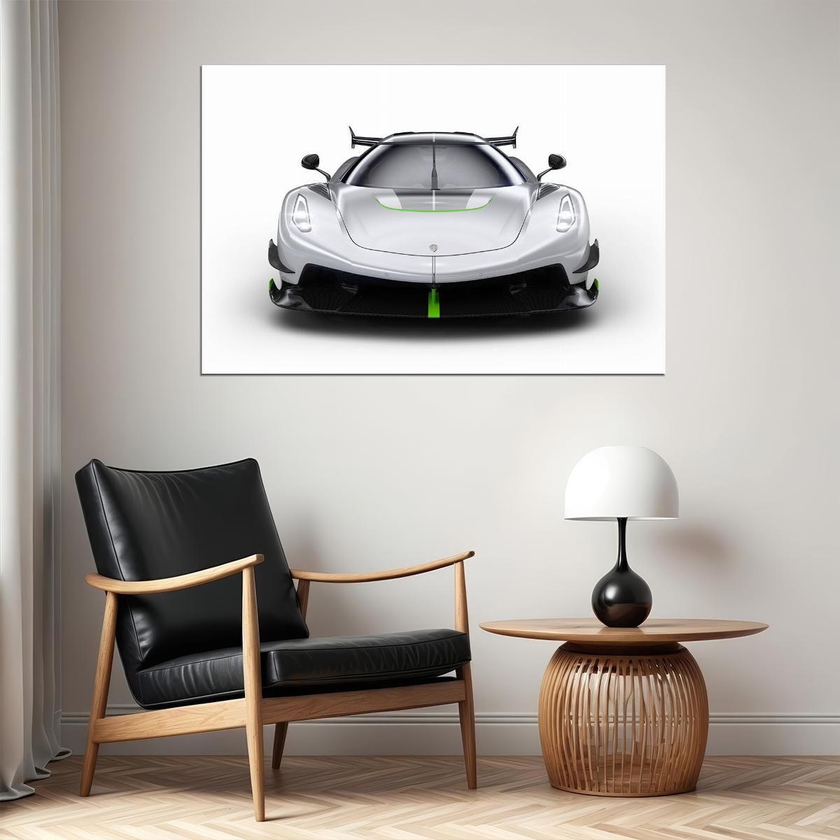 Koenigsegg Jesko Sports Car Luxury Car Poster Wall Art Print Home Wall Decor - xonomax