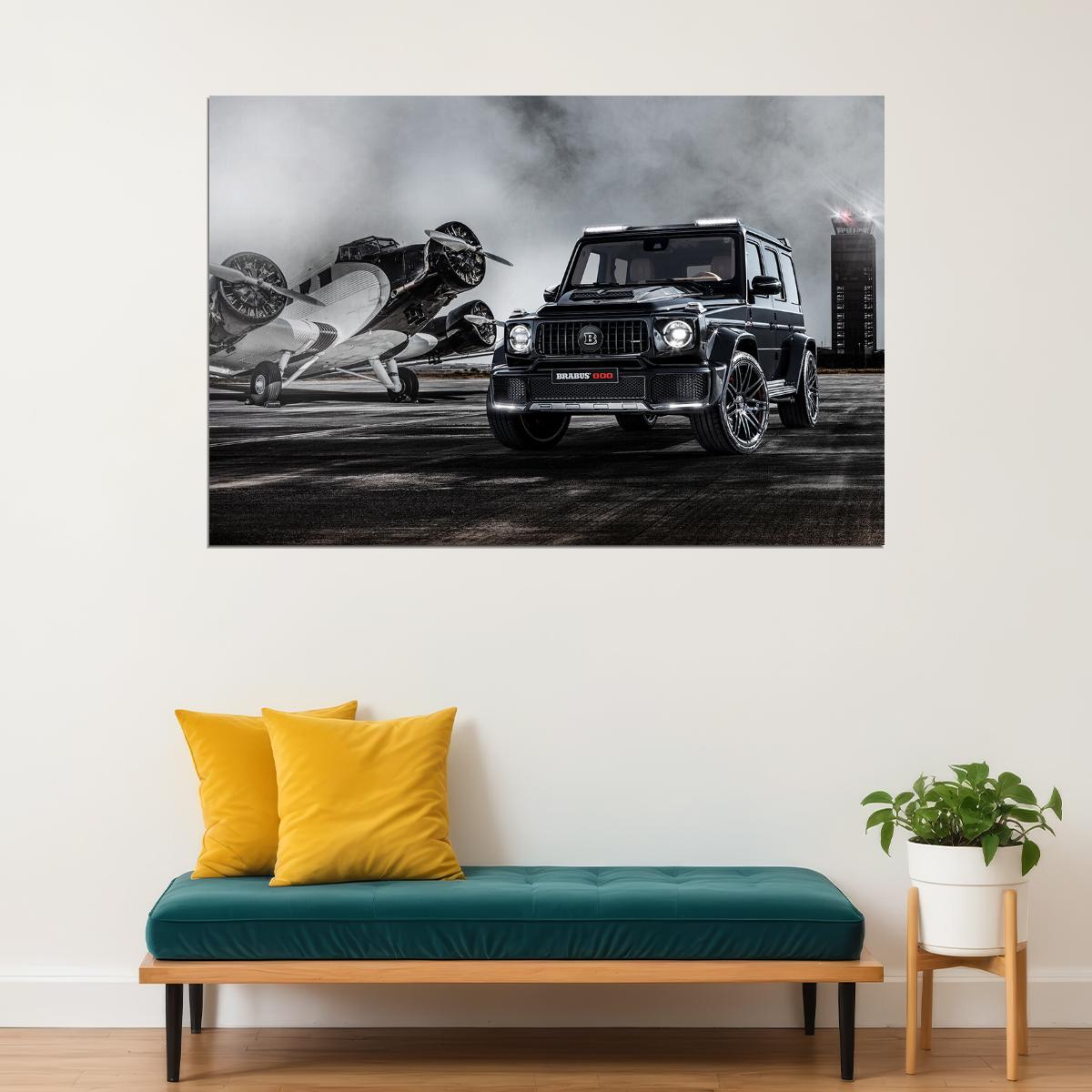 Brabus 800 Widestar Mercedes Amg G63 Sports Car Poster Wall Art Print Home Wall Decor - xonomax