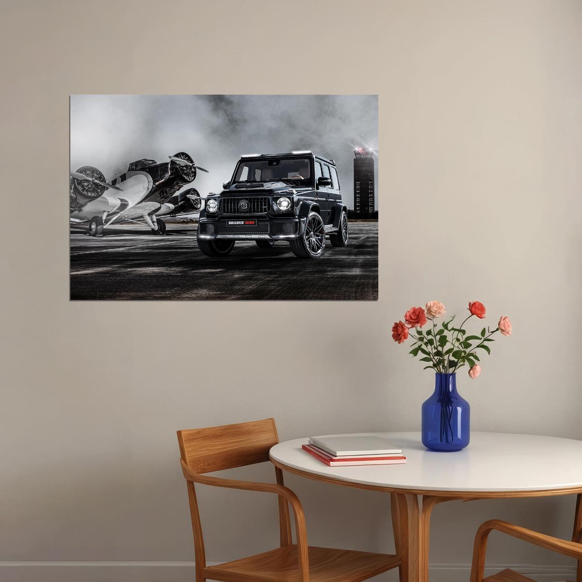 Brabus 800 Widestar Mercedes Amg G63 Sports Car Poster Wall Art Print Home Wall Decor - xonomax