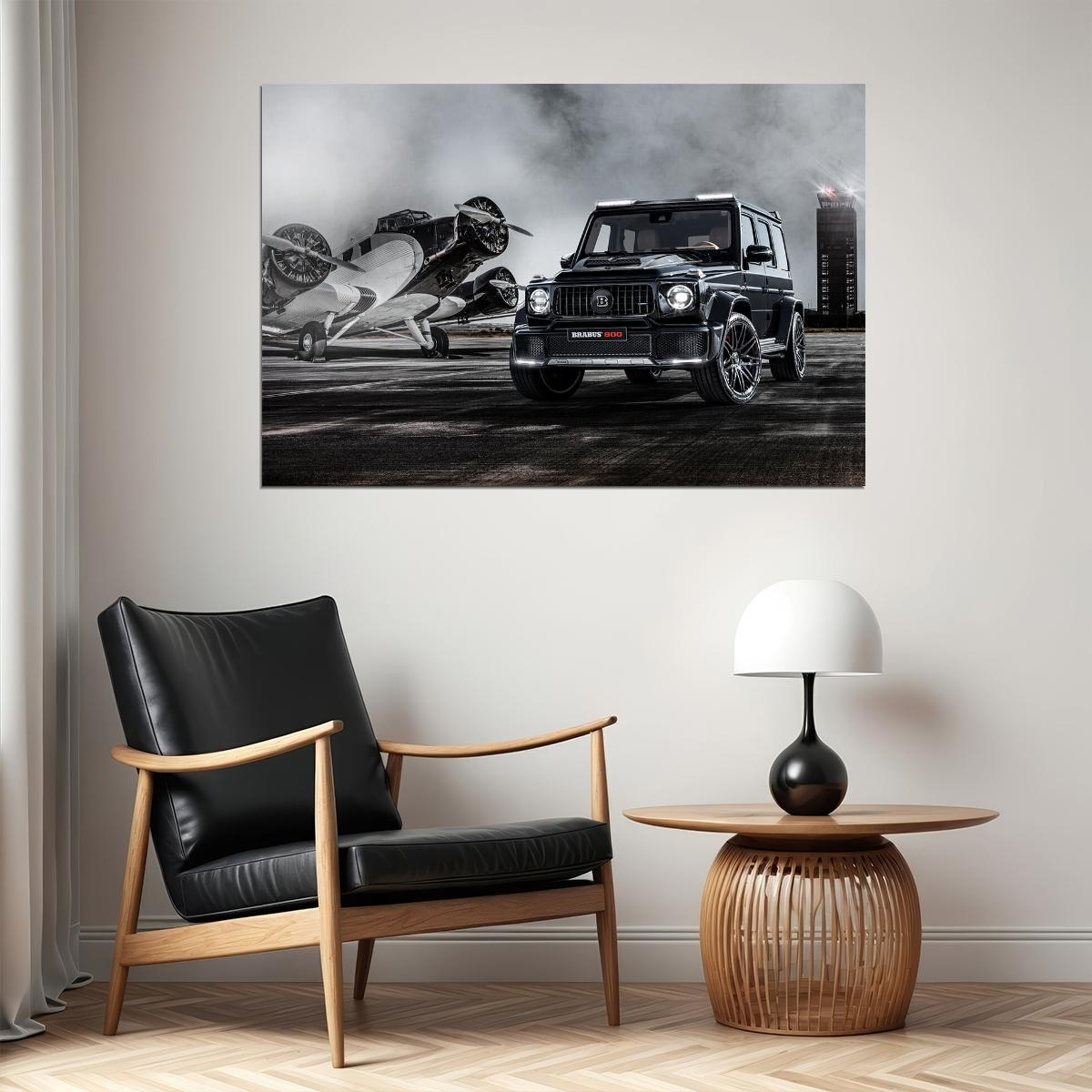 Brabus 800 Widestar Mercedes Amg G63 Sports Car Poster Wall Art Print Home Wall Decor - xonomax