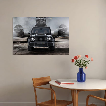 Brabus 800 Widestar Mercedes Amg G63 Sports Car Poster Wall Art Print Home Wall Decor - xonomax