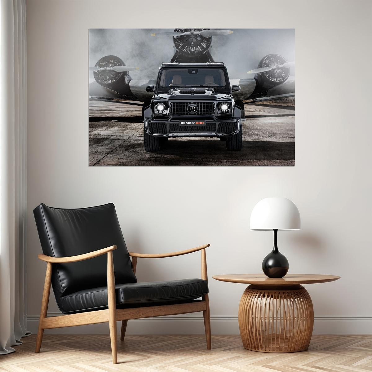 Brabus 800 Widestar Mercedes Amg G63 Sports Car Poster Wall Art Print Home Wall Decor - xonomax