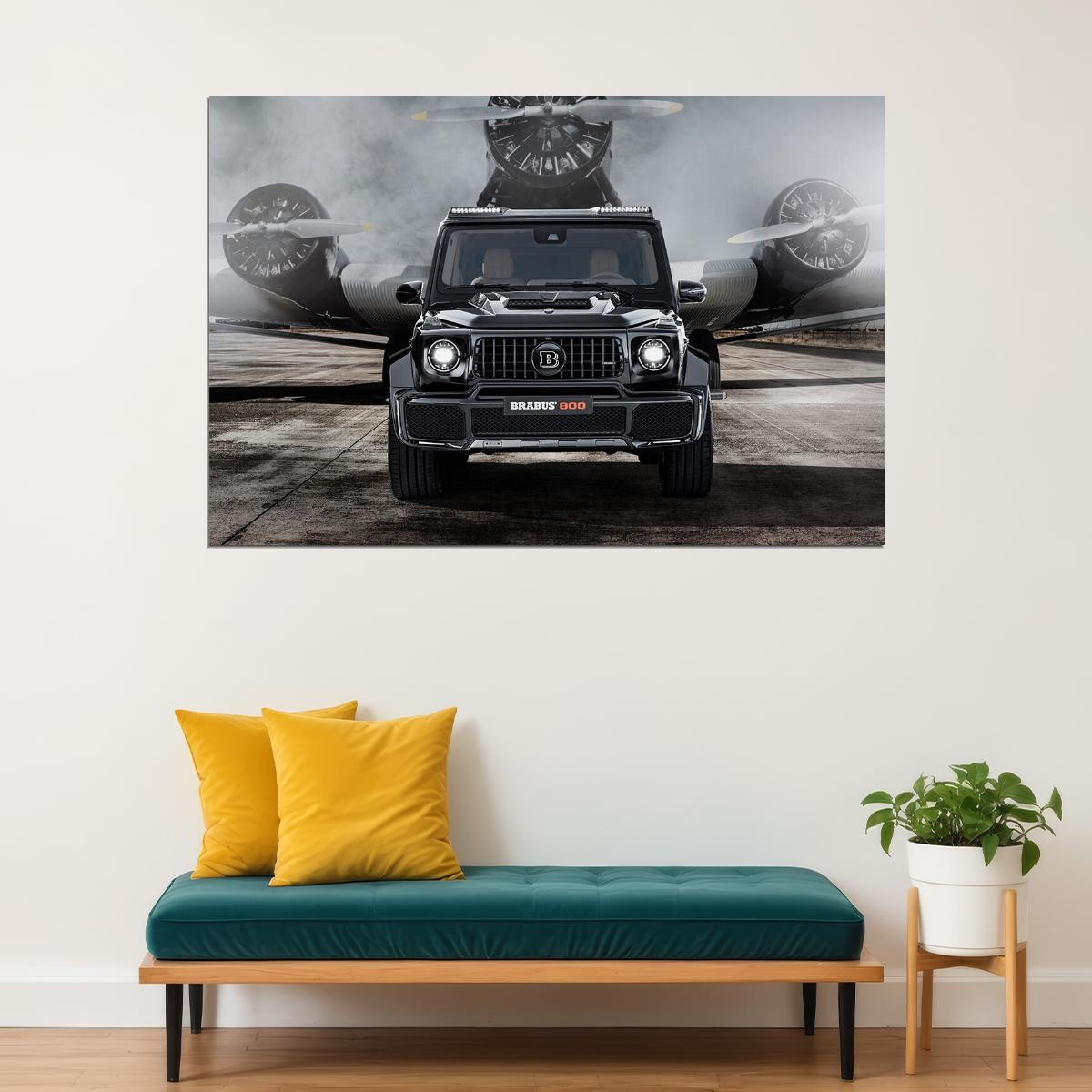 Brabus 800 Widestar Mercedes Amg G63 Sports Car Poster Wall Art Print Home Wall Decor - xonomax