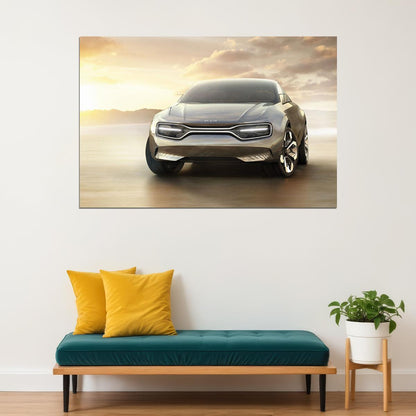Imagine By Kia Concept Electric Car Sports Car Poster Wall Art Print Home Wall Decor - xonomax
