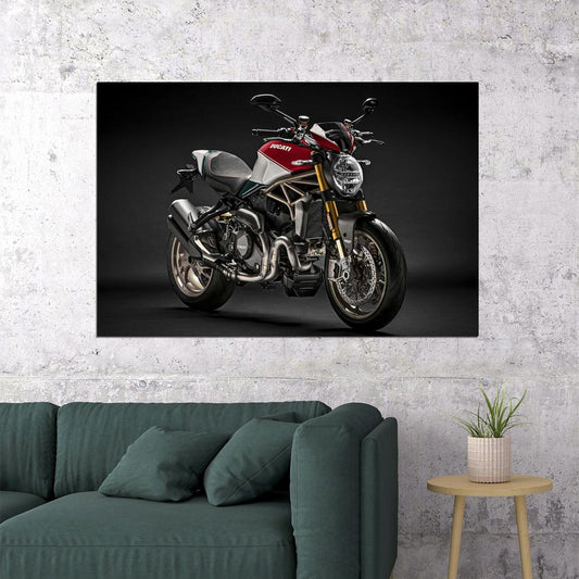 Ducati Monster 1200 25th Anniversario Design Poster Wall Art Print Home Wall Decor - xonomax