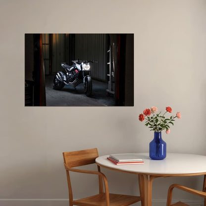 Honda Neo Sports Cafe Concept Fast Motorcycle Poster Wall Art Print Home Wall Decor - xonomax