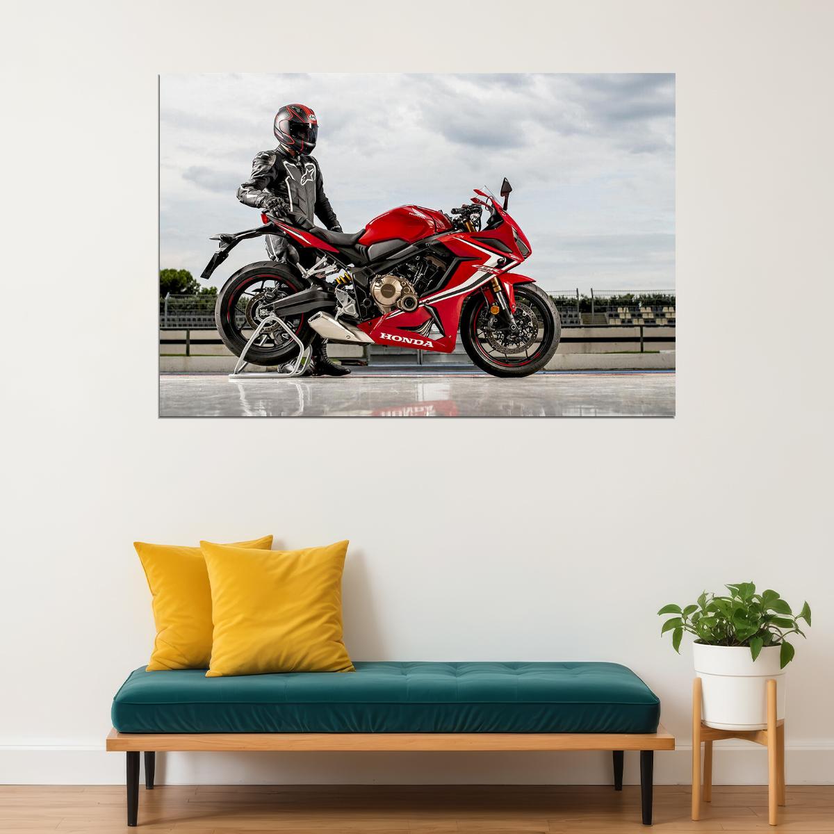Honda Cbr650r Expensive Motorcycle Drive Poster Wall Art Print Home Wall Decor - xonomax