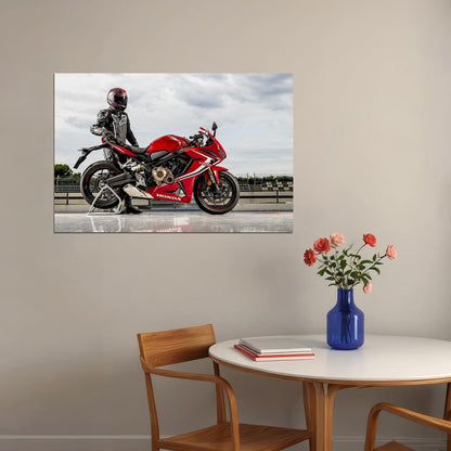 Honda Cbr650r Expensive Motorcycle Drive Poster Wall Art Print Home Wall Decor - xonomax