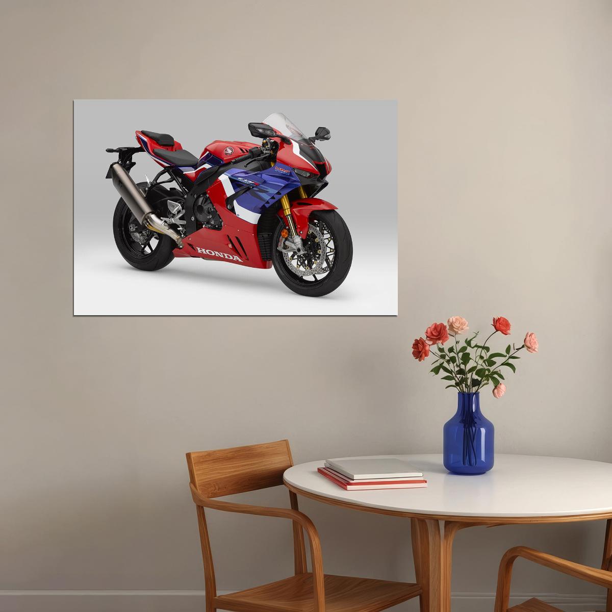 Honda Cbr1000rr R Fireblade Sp Expensive Motorcycle Poster Wall Art Print Home Wall Decor - xonomax