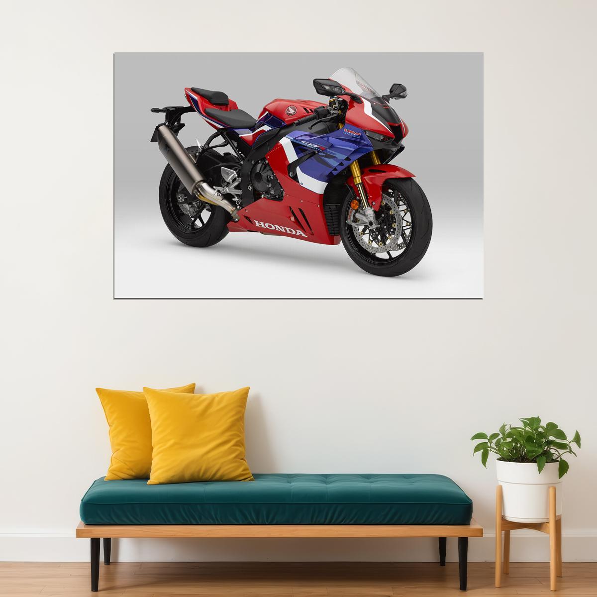 Honda Cbr1000rr R Fireblade Sp Expensive Motorcycle Poster Wall Art Print Home Wall Decor - xonomax