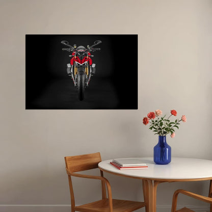 2020 Ducati Streetfighter V4 Racing Motorcycle Poster Wall Art Print Home Wall Decor - xonomax
