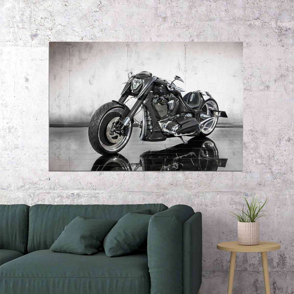 Mansory Zapico Expensive Motorcycle Speed Poster Wall Art Print Home Wall Decor - xonomax