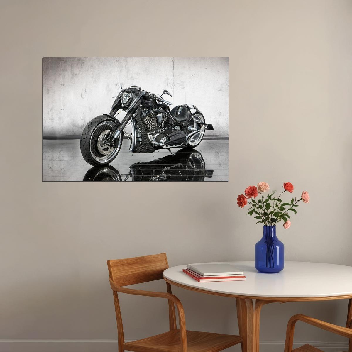 Mansory Zapico Expensive Motorcycle Speed Poster Wall Art Print Home Wall Decor - xonomax