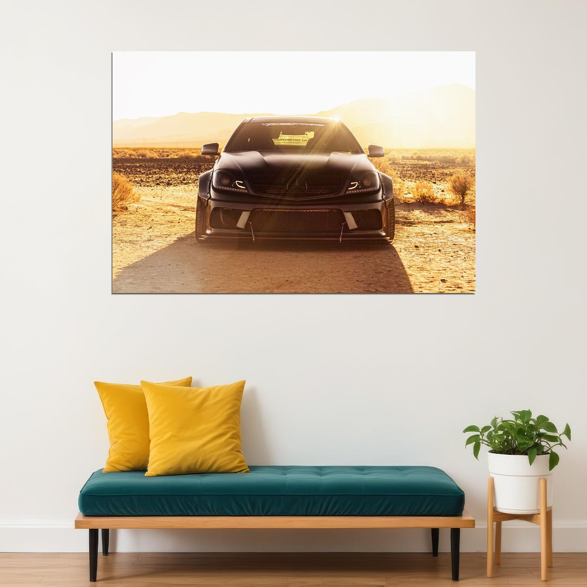 Ferrada Lw Matte Mercedes Racing Car Modified Car Poster Wall Art Print Home Wall Decor - xonomax