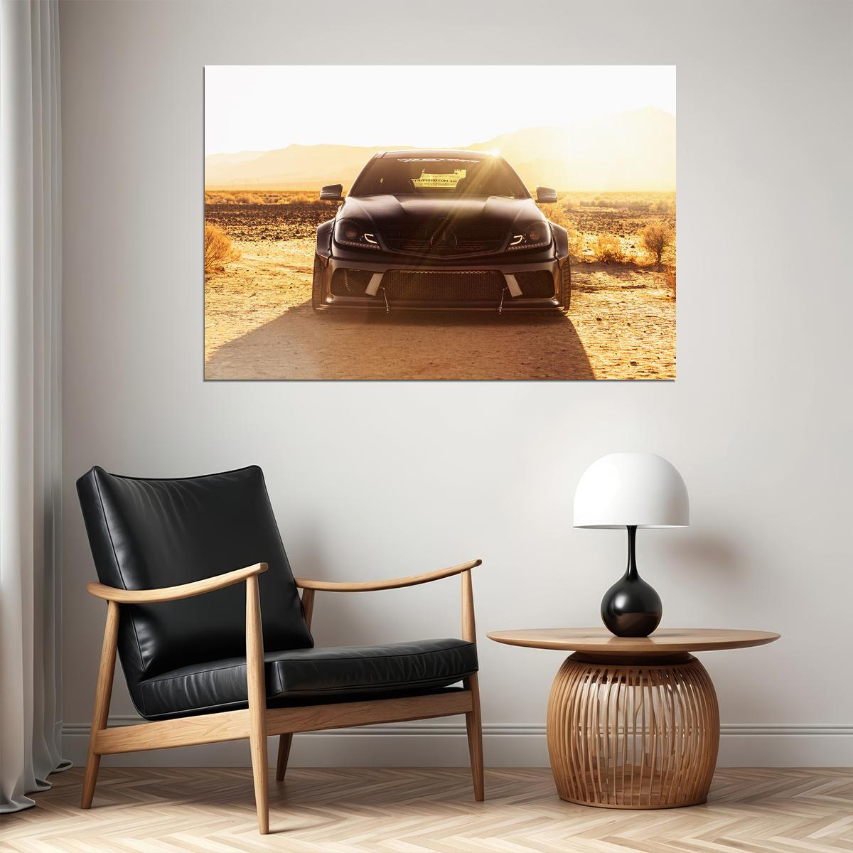 Ferrada Lw Matte Mercedes Racing Car Modified Car Poster Wall Art Print Home Wall Decor - xonomax