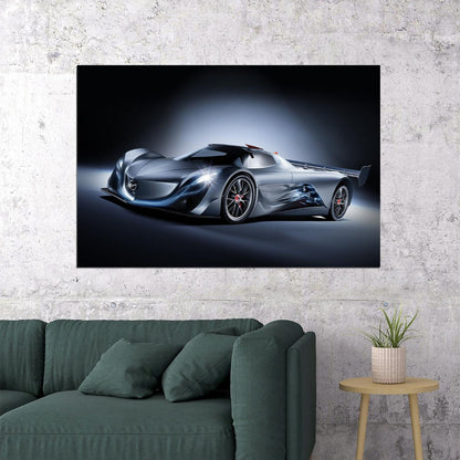 Mazda Furai Racing Car Expensive Car Design Poster Wall Art Print Home Wall Decor - xonomax