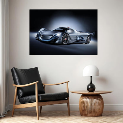 Mazda Furai Racing Car Expensive Car Design Poster Wall Art Print Home Wall Decor - xonomax