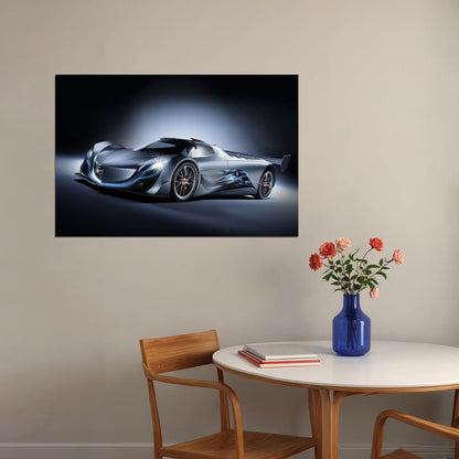 Mazda Furai Racing Car Expensive Car Design Poster Wall Art Print Home Wall Decor - xonomax