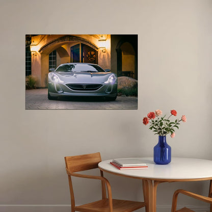 Rimac Concept One Racing Car Classic Car Poster Wall Art Print Home Wall Decor - xonomax