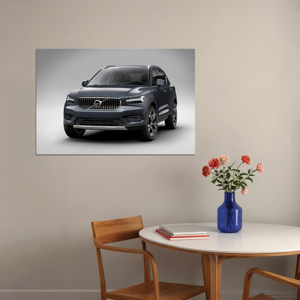 Volvo Xc40 T5 Inscription Suv Luxury Car Auto Poster Wall Art Print Home Wall Decor - xonomax