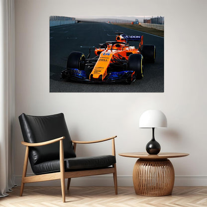 Mclaren Mcl33 F1 Fomula 1 Car Racing Car Poster Wall Art Print Home Wall Decor - xonomax