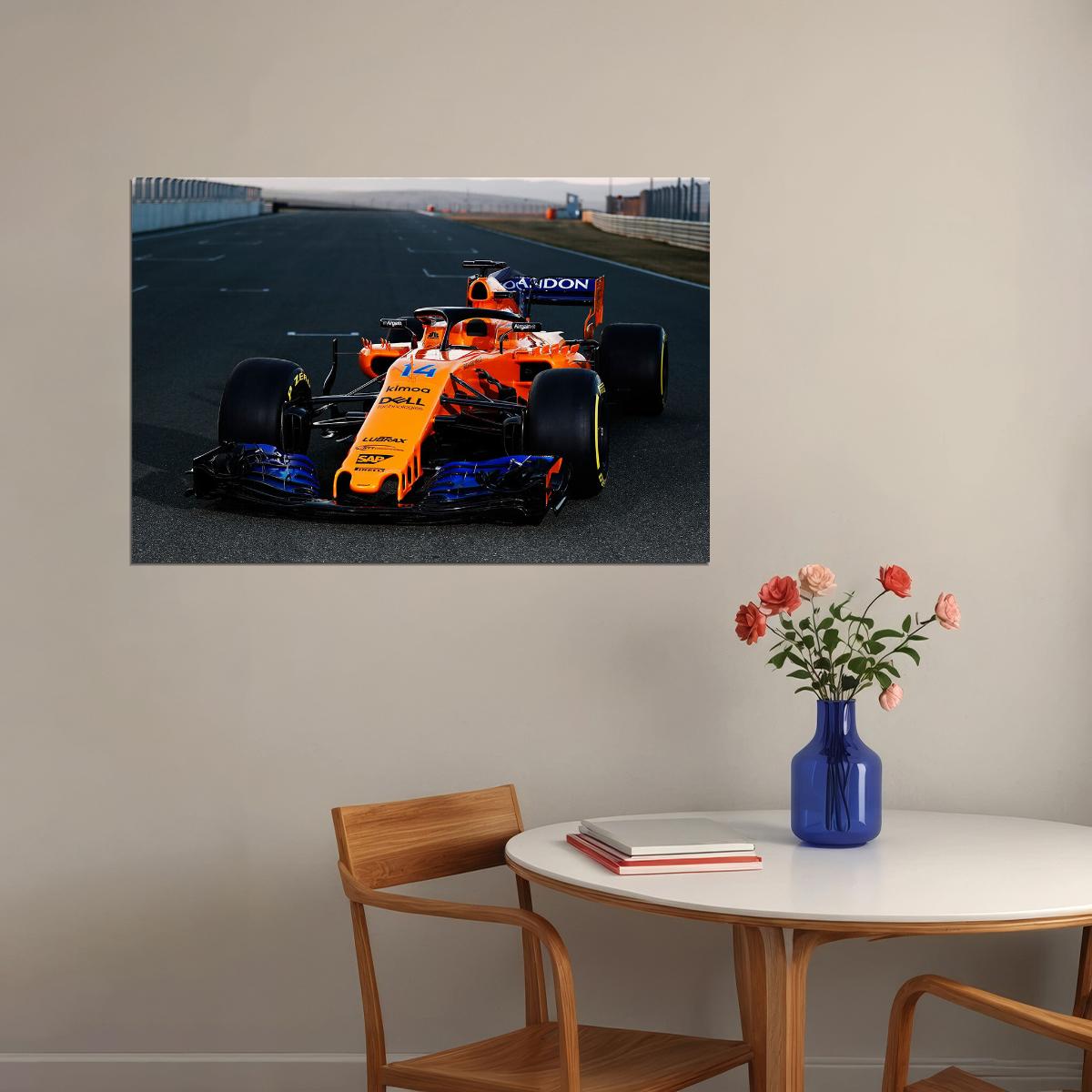 Mclaren Mcl33 F1 Fomula 1 Car Racing Car Poster Wall Art Print Home Wall Decor - xonomax