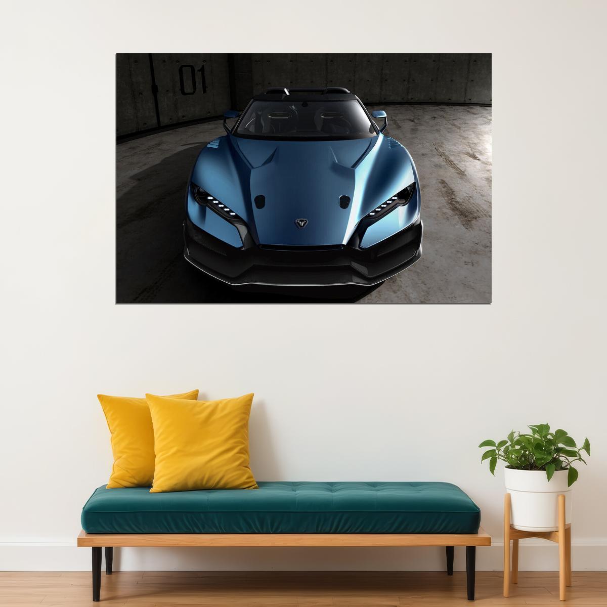 Italdesign Zerouno Duerta Sports Car Desing Poster Wall Art Print Home Wall Decor - xonomax