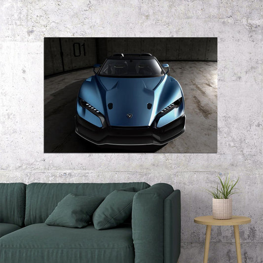 Italdesign Zerouno Duerta Sports Car Desing Poster Wall Art Print Home Wall Decor - xonomax