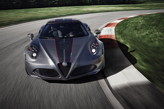 Alfa Romeo 4c Competizione Racing Car Auto Poster Wall Art Print Home Wall Decor - xonomax