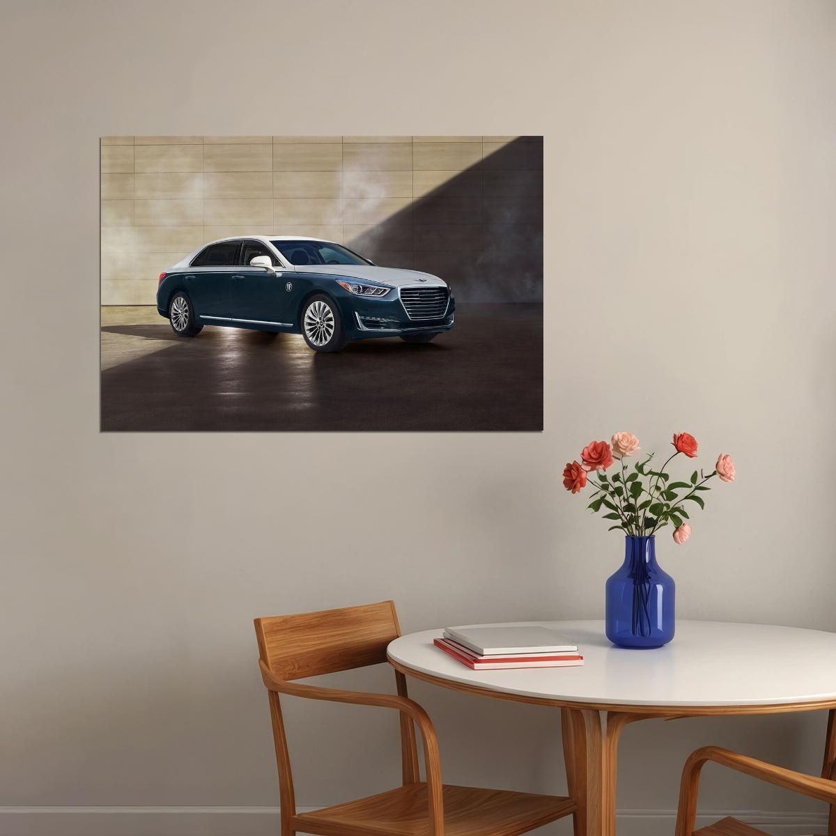 Genesis G90 Vanity Fair Special Edition Auto Poster Wall Art Print Home Wall Decor - xonomax