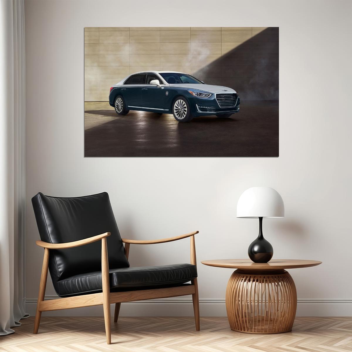 Genesis G90 Vanity Fair Special Edition Auto Poster Wall Art Print Home Wall Decor - xonomax