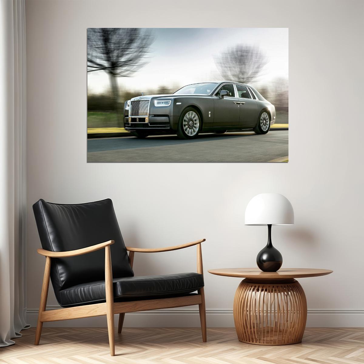 Rolls Royce Phantom The Gentlemans Tourer Poster Wall Art Print Home Wall Decor - xonomax