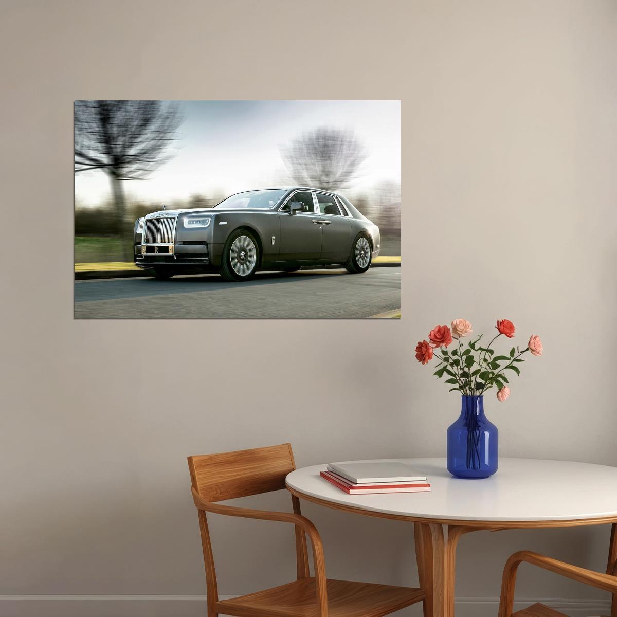 Rolls Royce Phantom The Gentlemans Tourer Poster Wall Art Print Home Wall Decor - xonomax