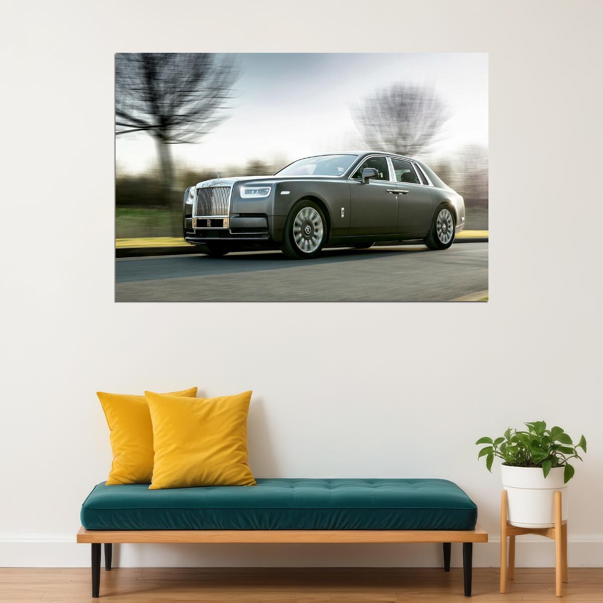 Rolls Royce Phantom The Gentlemans Tourer Poster Wall Art Print Home Wall Decor - xonomax