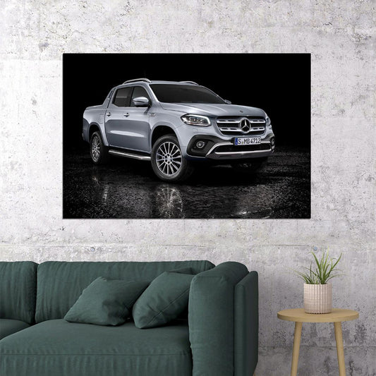 Mercedes Benz X350 D 4matic Power Suv Auto Poster Wall Art Print Home Wall Decor - xonomax