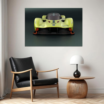 Aston Martin Valkyrie Amr Pro Sports Car Poster Wall Art Print Home Wall Decor - xonomax