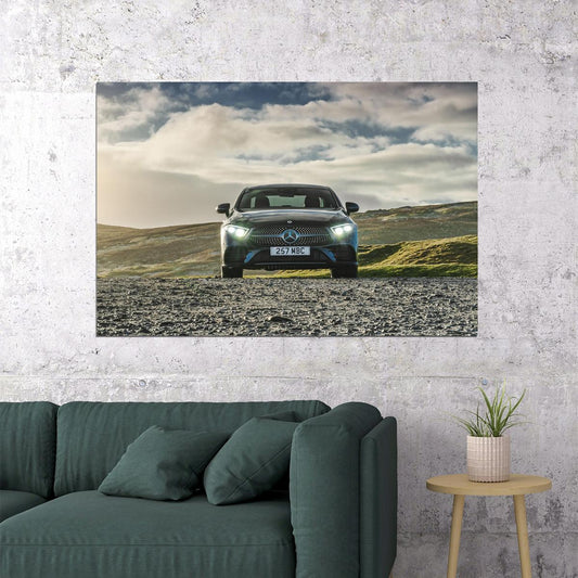 Mercedes Benz Cls 400 D 4matic Amg Line Poster Wall Art Print Home Wall Decor - xonomax