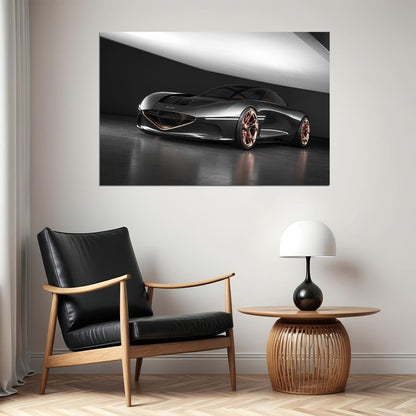 Genesis Essentia Concept Luxury Car Auto Poster Wall Art Print Home Wall Decor - xonomax