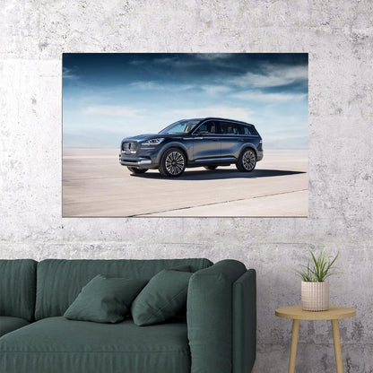 Lincoln Aviator Sports Car Luxury Car Auto Poster Wall Art Print Home Wall Decor - xonomax